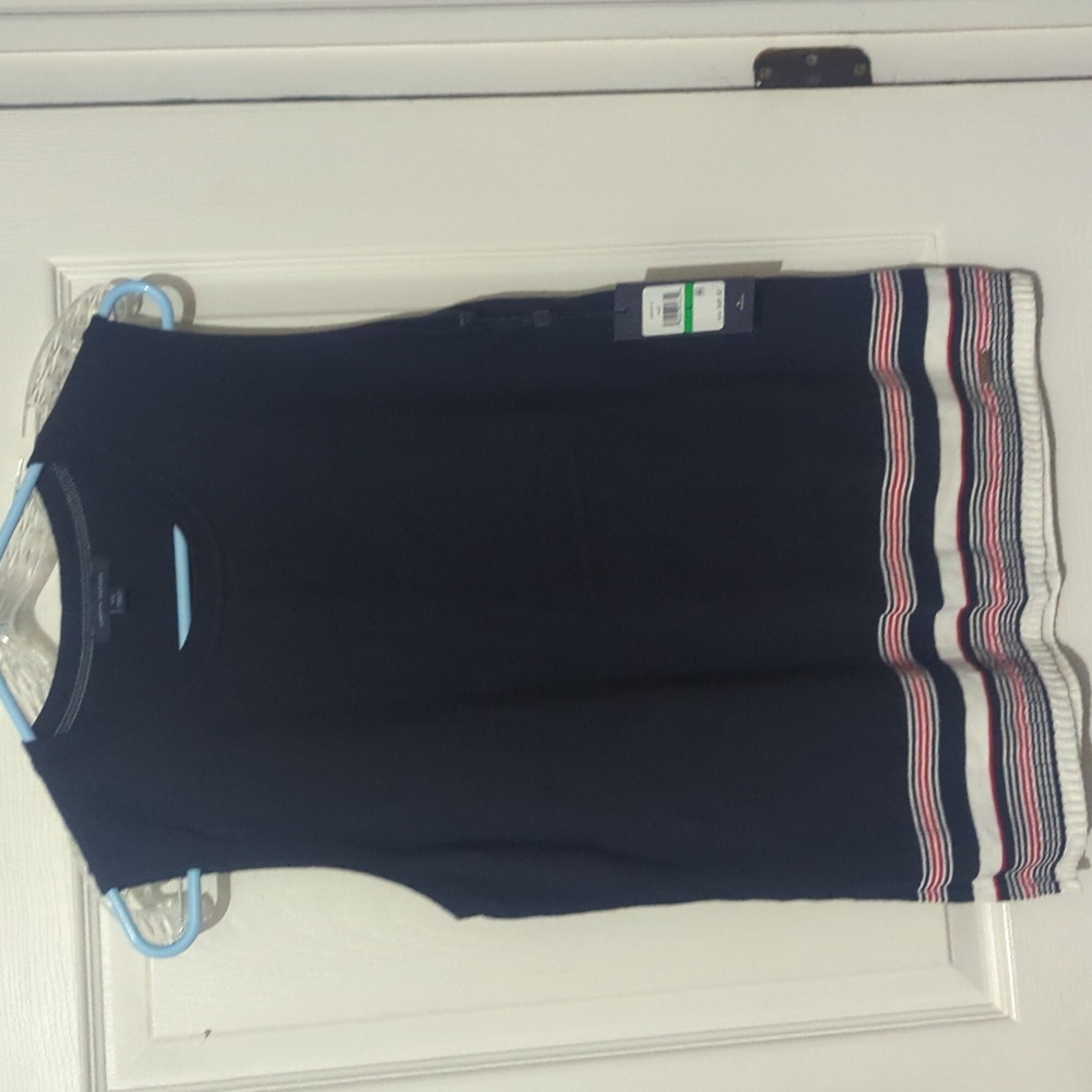 Tommy Hilfiger Blue red white tank Size large